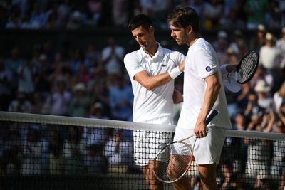 In pictures: Cameron Norrie beaten by Novak Djokovic in Wimbledon semi-finals