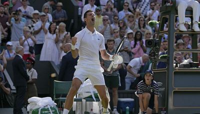 Novak Djokovic reaches his eighth Wimbledon final