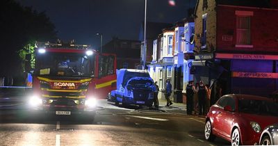 Neighbours heard 'loud bang' as van engulfed by flames