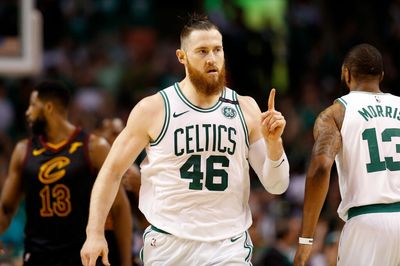 After Las Vegas workouts, Celtics alum Aron Baynes can ‘can help a team’ per a scout – but will it be Boston?