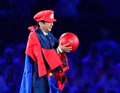 Abe impersonated 'Super Mario' to promote Tokyo Olympics