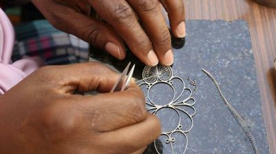 Libya Traditional Jewelery Hangs on by Silver Thread