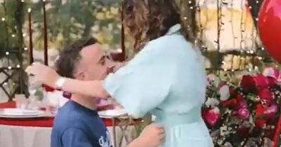Liverpool star Diogo Jota shares adorable video of moment he got engaged