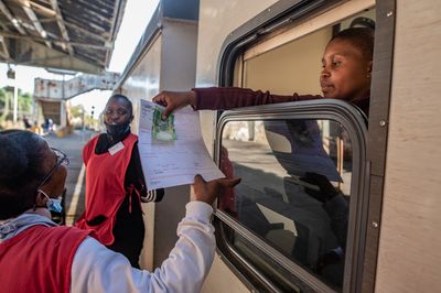 PHOTOS: South Africa's 'train of hope' is a godsend for millions. But new threats loom