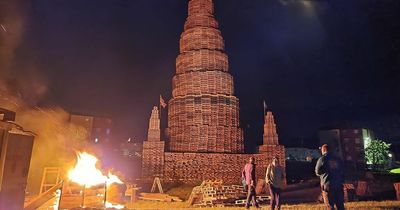 Corcrain bonfire described as "quite a spectacle"