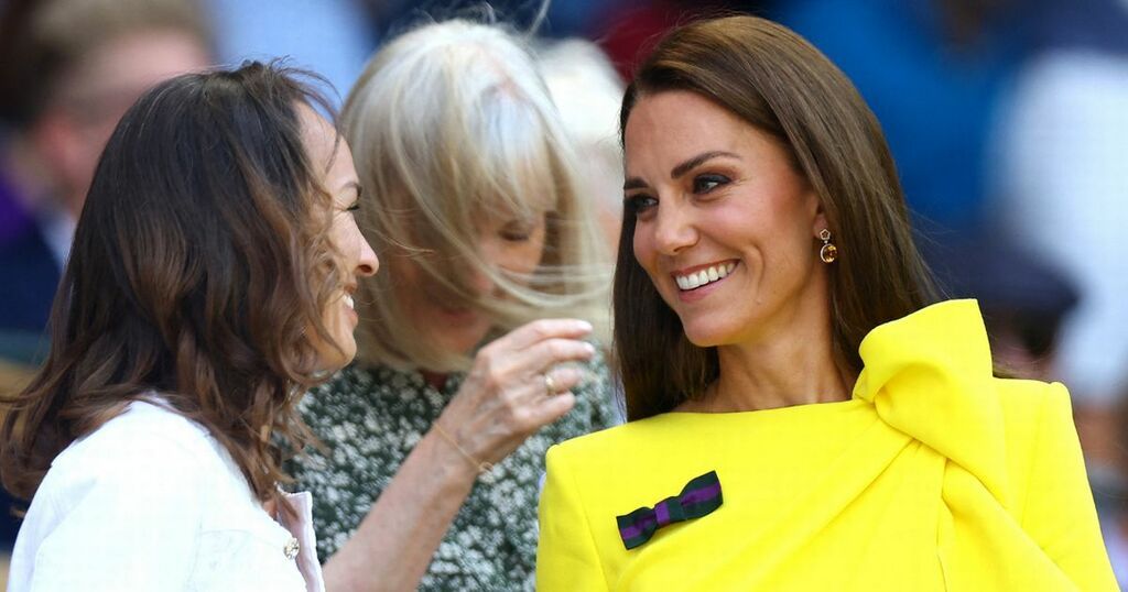 Kate Middleton vibrant in yellow for Wimbledon final