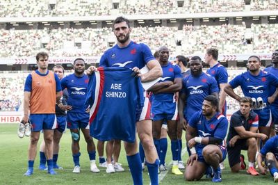 Japan players remember Abe after emotional France Test