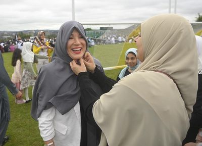 Michelle O’Neill calls for rainbow of cultures as she attends Eid celebration