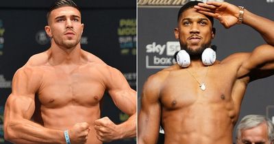 Tommy Fury's dad claims son weighs almost as much as heavyweight Anthony Joshua