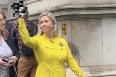 Middle-finger Tory Andrea Jenkyns reveals her excuse for gesturing at protesters