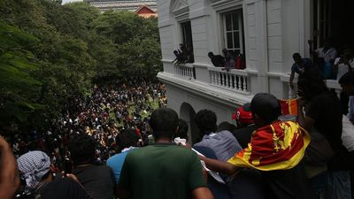 Protesters storm Sri Lanka’s presidential palace, set prime minister’s home ablaze