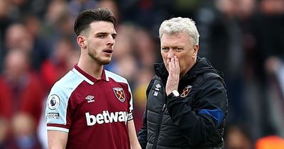 David Moyes provides Declan Rice transfer update amid Manchester United interest