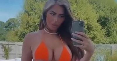 Chloe Ferry shows off her bargain pool as she gives glimpse of overgrown garden