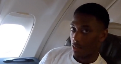 Bruno Fernandes makes Anthony Martial promise in clip from Manchester United pre-season flight