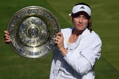 Tearful Rybakina shrugs off Russia questions after Wimbledon triumph