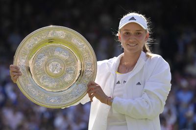 Kazakhstan's Elena Rybakina wins her first Grand Slam title at Wimbledon