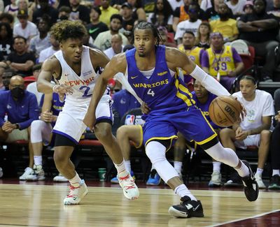 Warriors drop Las Vegas Summer League opener vs. Knicks despite 34 points from Moses Moody