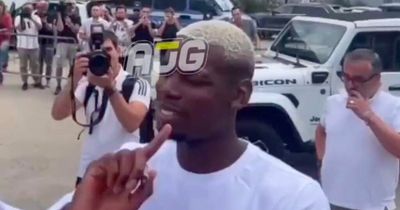 Paul Pogba refuses to sign Man Utd shirt as he greets fans ahead of Juventus transfer