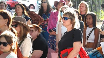 Cairns Abortion access rally protests Roe v. Wade being overturned