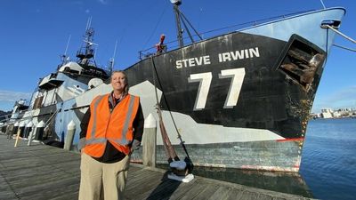 Sea Shepherd's MY Steve Irwin finds temporary retirement home on Newcastle Harbour