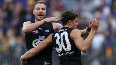 Charlie Curnow, Harry McKay star in Carlton's AFL triumph over West Coast as Hawthorn, Essendon post wins