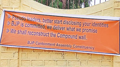 Telangana: BJP says it will reconstruct Parade Grounds’ razed wall, day after walkers’ group protests