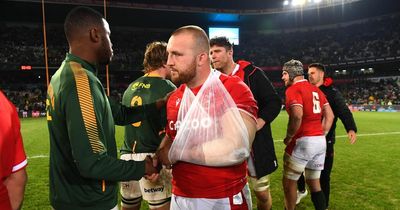 The unseen Wales v South Africa moments as players help team-mate through emotional day and problem emerges