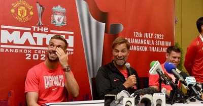 Jurgen Klopp aims playful dig at Manchester United ahead of Liverpool FC tour game