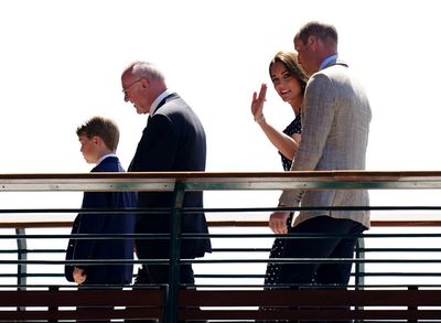 Kate, William and George arrive at Wimbledon for ‘electrifying’ men’s final