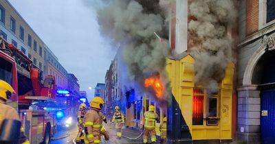 Two people treated for smoke inhalation after early morning fire in Dublin city centre