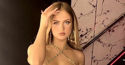 Ex-EastEnders star Maisie Smith celebrates 21st birthday in sexy cut-out dress