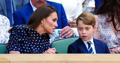 Sweet reason Kate took George to Wimbledon and not Charlotte as prince dons adorable suit