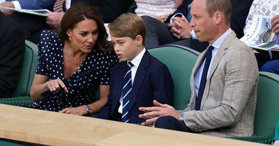 Prince George's 'treat' as William and Kate arrive with son at Wimbledon for men's final