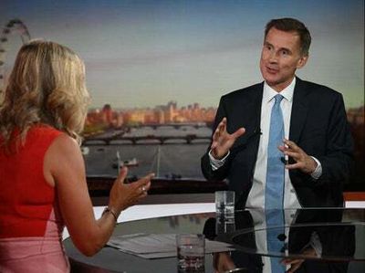 Jeremy Hunt to appoint Esther McVey as deputy PM if he becomes leader