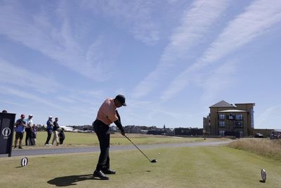 Tiger Woods turns on the style during practice round at St Andrews