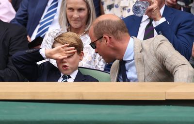 These 8 photos of Prince George watching the Wimbledon men’s final are too good