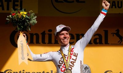 Battling Bob Jungels wins Tour de France stage but Pogacar keeps lead