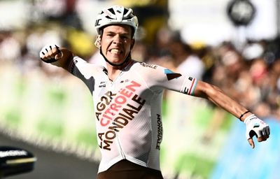Jungels wins Alpine prelude as Pogacar holds yellow jersey