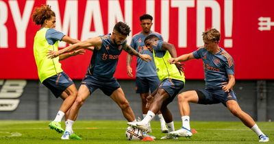 Four things spotted in Manchester United training as Malacia and Telles begin left-back battle