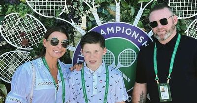 Coleen Rooney looks radiant as she enjoys family day out with Wayne and Kai