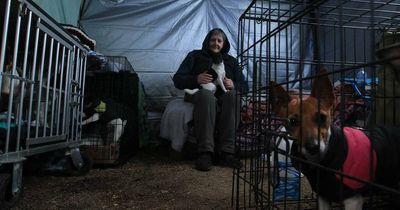 Flood victims forced to call makeshift shelters home in biting temperatures