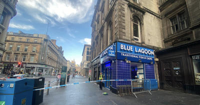 Man 'seriously assaulted' outside Glasgow's Blue Lagoon chip shop as police seal off the area
