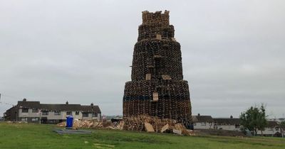 Tributes paid to bonfire builder killed in fall in Northern Ireland