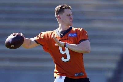 Joe Burrow training with Ja’Marr Chase and Justin Jefferson