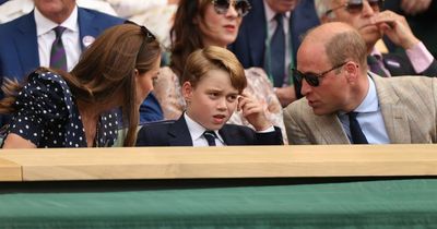 Wimbledon fans concerned for fully suited Prince George in 30C heat