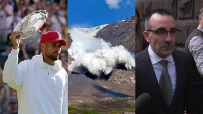 The Loop: Nick Kyrgios reflects on Wimbledon defeat, Jason Roberts acquitted of police murders, and a hiker films a huge avalanche