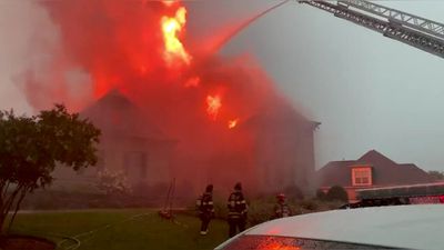 Frightening Strike: Terrified North Carolina Family Flees House Hit By Thunderbolt