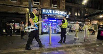 Man rushed to hospital after assault near Blue Lagoon outside Glasgow Central station