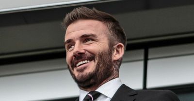 David Beckham reacts to son Romeo scoring 25-yard free-kick for Inter Miami