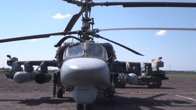 Russia Claims Images Show Attack Helicopters Carrying Out Combat Missions In Ukraine